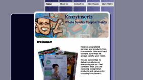 What Krazyinsertz.com website looked like in 2014 (10 years ago)