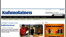 What Kuhmolainen.fi website looked like in 2014 (10 years ago)