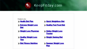 What Keepfitday.com website looked like in 2014 (10 years ago)