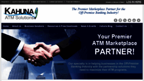 What Kahunaatm.com website looked like in 2014 (10 years ago)