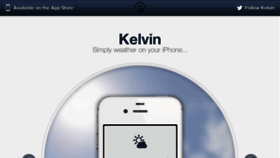 What Kelvinapp.com website looked like in 2014 (10 years ago)