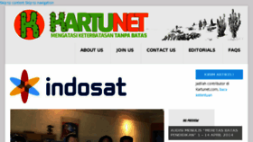 What Kartunet.or.id website looked like in 2014 (10 years ago)