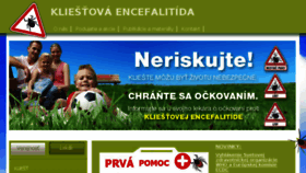 What Kliest.sk website looked like in 2014 (10 years ago)