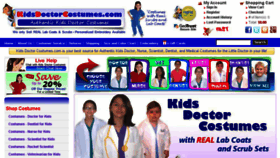 What Kidsdoctorcostumes.com website looked like in 2014 (10 years ago)