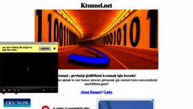What Ktunnel.com website looked like in 2014 (9 years ago)