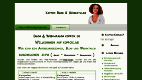What Koppox.de website looked like in 2014 (10 years ago)
