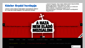 What Kaslerarpad.hu website looked like in 2014 (9 years ago)