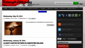 What Kabmalang.com website looked like in 2014 (9 years ago)