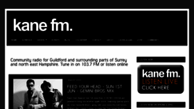 What Kanefm.com website looked like in 2014 (9 years ago)