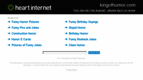 What Kingofhumor.com website looked like in 2014 (10 years ago)