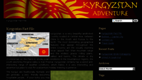 What Kyrgyzstan-tourism.com website looked like in 2014 (9 years ago)