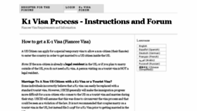 What K1visaprocess.org website looked like in 2014 (9 years ago)