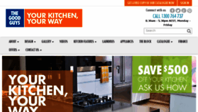 What Kitchens.thegoodguys.com.au website looked like in 2014 (9 years ago)