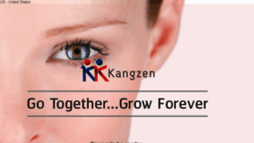 What Kangzen.com website looked like in 2014 (9 years ago)
