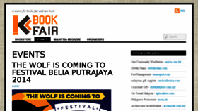 What Kualalumpurbookfair.com website looked like in 2014 (9 years ago)
