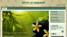 What Kathyjosanders.com website looked like in 2014 (9 years ago)