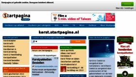 What Kerst.startpagina.nl website looked like in 2014 (9 years ago)