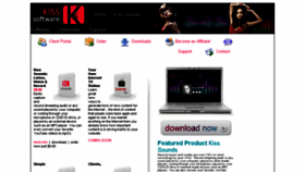 What Kisssoftware.com website looked like in 2014 (9 years ago)