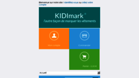 What Kidimark.com website looked like in 2014 (9 years ago)