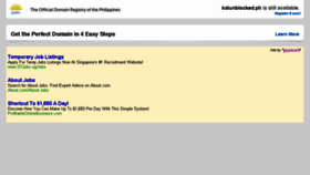 What Katunblocked.ph website looked like in 2014 (9 years ago)
