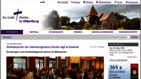 What Kirche-oldenburg.de website looked like in 2014 (9 years ago)