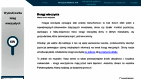What Ksiegiwieczyste.info.pl website looked like in 2014 (9 years ago)