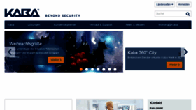 What Kaba.de website looked like in 2014 (9 years ago)