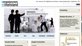 What Kompetenznetz-mittelstand.de website looked like in 2015 (9 years ago)