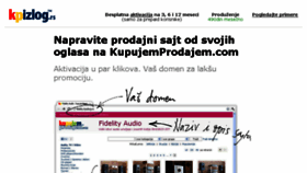 What Kpizlog.com website looked like in 2015 (9 years ago)