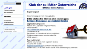 What Kexi.at website looked like in 2015 (9 years ago)