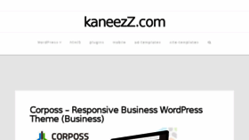 What Kaneezz.com website looked like in 2015 (9 years ago)