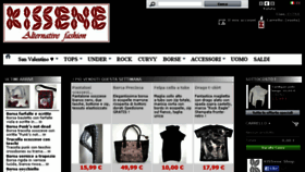 What Kissene.com website looked like in 2015 (9 years ago)