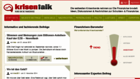 What Krisentalk.de website looked like in 2015 (9 years ago)
