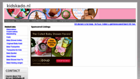 What Kidskado.nl website looked like in 2015 (9 years ago)