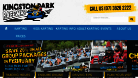 What Kingstonpark.com.au website looked like in 2015 (9 years ago)