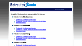 What Kontoservice.at website looked like in 2015 (9 years ago)