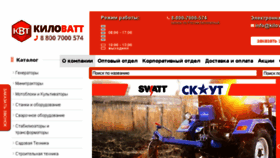 What Kilovatt-nn.ru website looked like in 2015 (9 years ago)