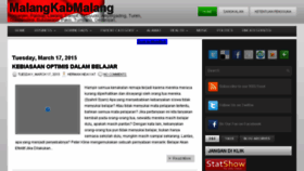 What Kabmalang.com website looked like in 2015 (9 years ago)