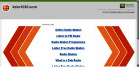 What Kckn1020.com website looked like in 2015 (9 years ago)