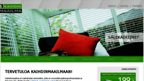 What Kaihdinmaailma.fi website looked like in 2015 (9 years ago)