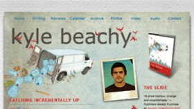 What Kylebeachy.com website looked like in 2015 (9 years ago)