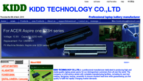 What Kiddpower.com website looked like in 2015 (9 years ago)