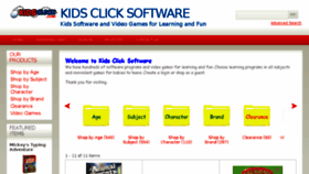 What Kidsclick.com website looked like in 2015 (9 years ago)