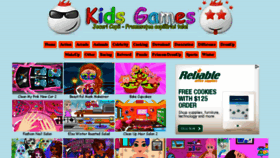 What Kidsgames247.com website looked like in 2015 (9 years ago)