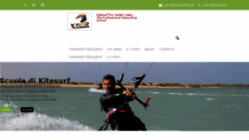 What Kitesurfostia.it website looked like in 2015 (9 years ago)