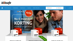 What Kliksafe.nl website looked like in 2015 (9 years ago)