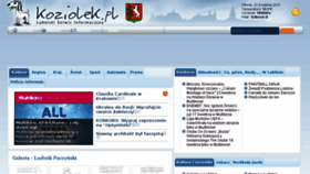 What Koziolek.pl website looked like in 2015 (9 years ago)