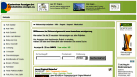 What Kostenlose-anzeigen.org website looked like in 2015 (9 years ago)