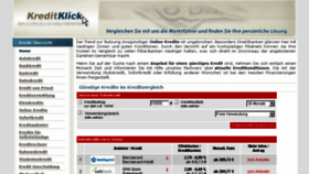 What Kreditklick.com website looked like in 2015 (9 years ago)