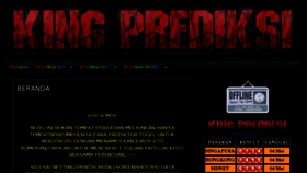 What Kingprediksi.com website looked like in 2015 (9 years ago)
